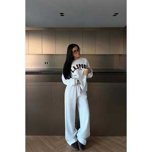 Chándal Deportivo Gris Estampado Easport, Ropa Deportiva Transpirable Informal de Invierno, Diseño Personalizado con Capucha, Logotipo, Técnica de Sublimación Sólida - Product Image 4