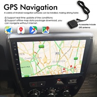 Autoradio Android 13 avec commande vocale IA, 8 Go + 128 Go, GPS pour Renault Duster 1 2010-2015, Nissan Terrano 2014-2020, multimédia vidéo, CarPlay