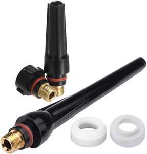 53 pièces Lentille de gaz courte universelle pour torche de soudage TIG # Kit de 10 accessoires pour tasses en verre pour WP-17/18/26 - Product Image 3