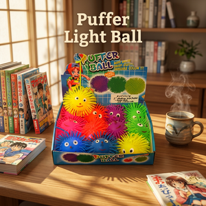 Balle anti-stress LED en forme de hérisson, jouet sensoriel souple en TPR, lumineux, pour soulager l'anxiété et la pression, pour enfants - Product Image 4