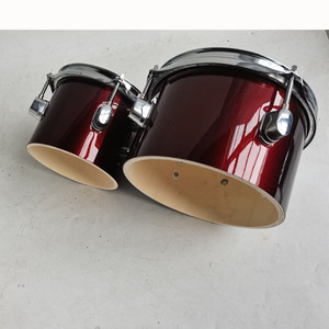 Bongo Trommel 6 8 Zoll afrikanische Handtrommel Schlag instrument Ahorn Kopf Bongo Trommel für Kinder geeignet - Product Image 2