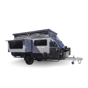 Roulotte con carrozzeria in alluminio e pannelli isolanti per un campeggio confortevole in tutte le stagioni - Product Image 1