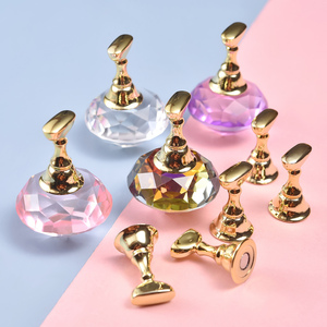 แท่นวางฝึกทำเล็บแม่เหล็กแบบฐานเพชร KADS พร้อมที่วางโชว์อุปกรณ์ทำเล็บ สำหรับร้านทำเล็บและ DIY - Product Image 1