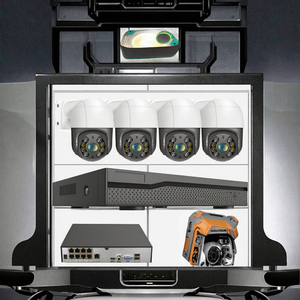 Caméra IP PTZ 8MP <span class=keywords><strong>4K</strong></span> H.265 POE avec capteur CMOS 4 canaux, stockage sur disque dur, <span class=keywords><strong>kit</strong></span> NVR avec 4 PTZ et vision nocturne infrarouge - Product Image 5