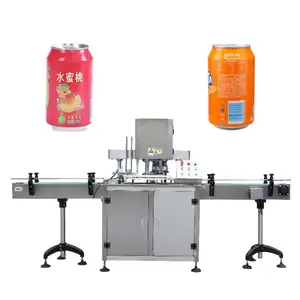 automatic lid sealing machine/can closing machine/beverage can sealer for sale