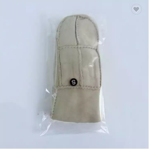 Vente en gros Grande remise Mitaines pour <span class=keywords><strong>femme</strong></span> Gants en fourrure d'agneau Gants en peau de mouton doublés à la main Gants en peau de mouton pour femmes - Product Image 2