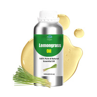 Huile d'extrait d'herbe de citronnelle 100% pure pressée à froid pour l'aromathérapie et le massage corporel, pour tous types de peau