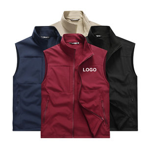 Nuovo arrivo pratico da uomo autunno Outdoor gilet <span class=keywords><strong>con</strong></span> fodera in velluto <span class=keywords><strong>con</strong></span> ricamo personalizzato <span class=keywords><strong>giacca</strong></span> gilet taglie forti - Product Image 1