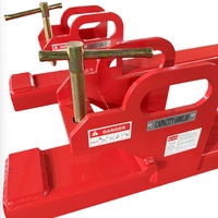 Fourche à palettes à fixation directe en usine, capacité 3000 lb, attache européenne pour chargeuses compactes, chargeuses sur pneus, godets de tracteurs, mini-excavatrices