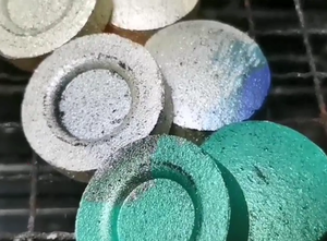 ホンチアン クイックライト バーニング 33mm カラフルフルーツウッド インセンスフレーバー ラウンドシーシャ バフック ブラックチャコール 50-60分 無煙 - Product Image 6