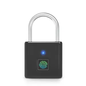 Factory Cheap Intelligent Fingerprint Padlock Home Commercial Anti-Theft Stainless Steel Material Electronic Lock
