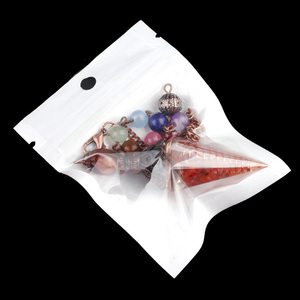 Prix de gros usine Pendentif cône d'orgone en résine hexagonale avec copeaux de cristal cuivrés pour cadeaux spirituels - Product Image 4