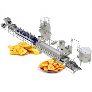 Máquina Cortadora de Plátano con Freidora, Procesamiento Automatizado de Chips de Plátano para Pequeñas Empresas, Máquina para Hacer Chips de Plátano - Product Image 1