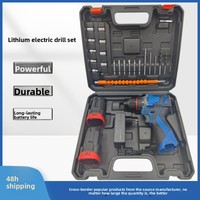 Perceuse électrique sans fil au lithium 16.8V de qualité industrielle, moteur sans balais, perceuse multifonction OEM, vente directe d'usine
