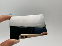 Cartes Métalliques Personnalisées en Acier Inoxydable Argenté avec Impression Gravée, Cartes de Membre Professionnelles Durables et Écologiques, Gravure