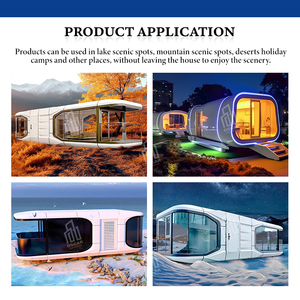 Otel odaları kapsül ev taşınabilir Modern tasarım kompakt yaşam alanları Ideal turizm iş misafirperverliği uzay kapsül evi - Product Image 5