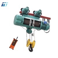 Palans à câble électriques CD MD de haute qualité, directement de l'usine, double vitesse, 3 tonnes, 6m, 12m, 40m, pour atelier et entrepôt