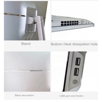 Marque OEM AIO 21.5 23.8 pouces écran tactile d'ordinateur pour les jeux d'affaires pos écran tactile capacitif moniteur aio tout-en-un