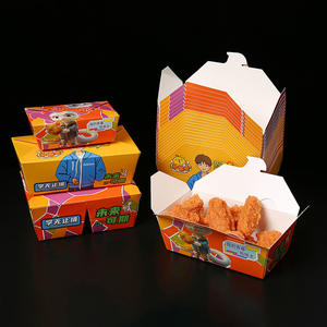 Barquettes <span class=keywords><strong>à</strong></span> Snacks Personnalisées - Barquettes Alimentaires en Papier Jetables pour Frites Nachos Taille et Impression Personnalisées - Product Image 3