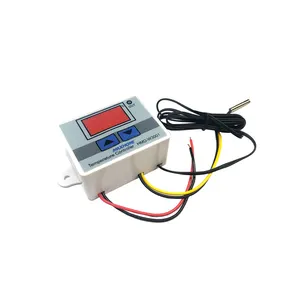 Termometer elektronik Digital 12V 24V 220V, pengontrol suhu Digital cerdas