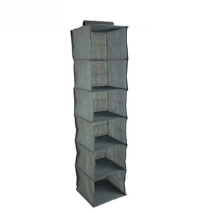 Custom Hanging <b>Storage</b> Bag Foldable Space Saving Clothes Hat Shoe Organizer for <b>Collapsible</b> Wardrobe Sundries Organizer - Product Image 3
