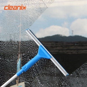 Herramienta de limpieza de vidrio de ventana comercial profesional con mango de plástico de mano y suministros de limpiaparabrisas de goma - Product Image 4
