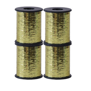 เส้นด้ายโลหะสีทองชนิด M 1/69 "1/110" ความดื้อรั้นสูงสำหรับเส้นด้ายลูเร็กซ์สำหรับปักถักเย็บทอผ้า - Product Image 3