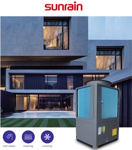 Sunrainファクトリーヨーロッパ人気R290 50kw商用モノブロック暖房冷却温水空気源ヒートポンプ - Product Image 4