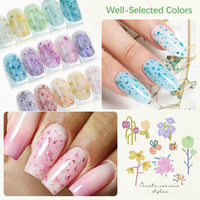 Caixuan Nouvelle Arrivée Gel de Construction Personnalisé sans HEMA ni TPO 30ml OEM/ODM Gel de Construction Jardin de Monet pour Extensions d'Ongles Durs