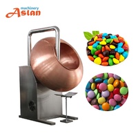 Customizable Chocolate Sugar Coating Machine Coffee Bean Coating Syrup Spraying Machine