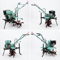 Cultivador de Gasolina Xinvision de 4.5KW 9HP, Motor 105FQ/177F, Cultivador con Engranaje para Granja y Jardín, Suministro OEM/ODM, 1 Año de Garantía