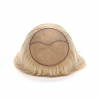 Topper en cheveux humains Remy européens doublement tirés, brun clair respirant, avec système d'intégration en maille filet, pour femmes souffrant de cheveux clairsemés, densité 150%