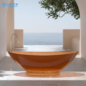 ETB acrylic translucent bathtub upscale bathroom tubs 1865mm eco fiendly to healthy bathing made in China