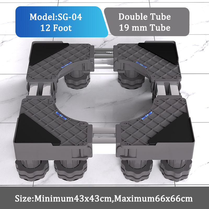 Tige double grise ferme 12 pieds
