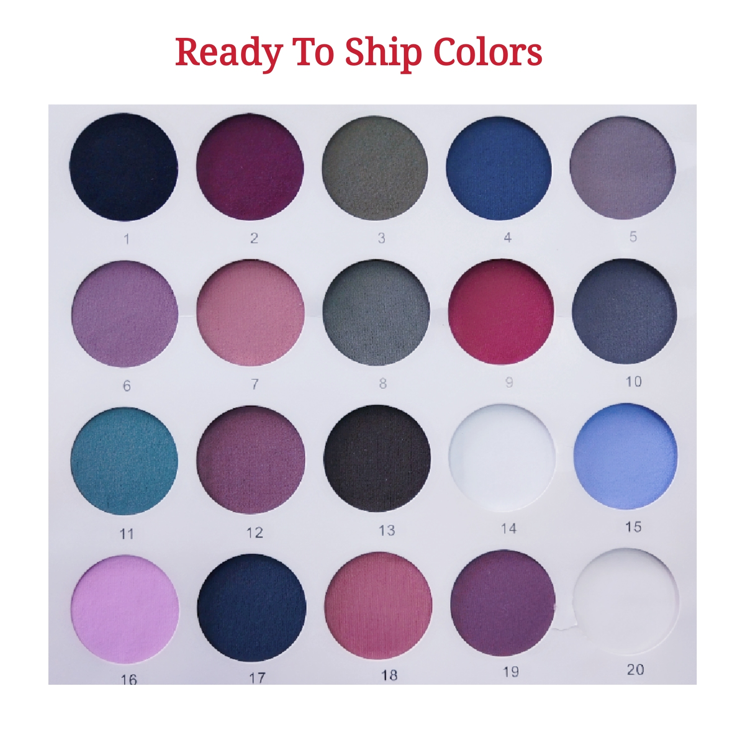 échantillon de couleur