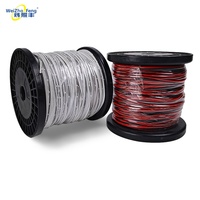Cable de cinta plana UL2468 al por mayor con aislamiento de PVC codificado por colores y conductor de cobre trenzado cables eléctricos de bajo precio
