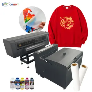 Cowint dual xp600 cheap dtf printer 60 cm A1 High-accuracy Inkjet Printers t-shirt dtf printing machine