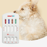 Kit de Diagnóstico para Mascotas Lepto Anaplasma Leishmania Gusano del Corazón Enfermedad Canina Felina Prueba Rápida CHW Babesia Lyme Ehrlichia Lsh Test Ana Test