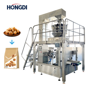 Fully Automatic Multihead Weigher Integrated with a <b>Rotary</b> Premade Pouch Packaging <b>Machine</b> for Frozen Food and Ready-to-Eat Meal - Product Image 2