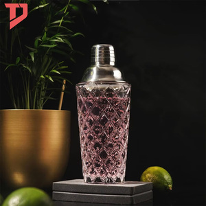 사용자 정의 클래식 유리 칵테일 셰이커 세트 머들 믹싱 스푼 측정 컵 와인 스파우트 스케일 - Product Image 3