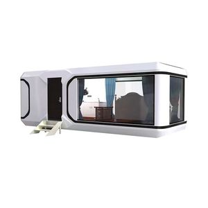 Modular, respetuoso con el medio ambiente, casa prefabricada, Camping, Hotel, cápsula espacial, casa pequeña con ruedas para la venta - Product Image 4