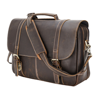 Sac messager porte-documents en cuir véritable pleine fleur de veau, personnalisé avec logo, style vintage haut de gamme pour homme, idéal pour avocat