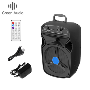 Altavoz <span class=keywords><strong>con</strong></span> Ruedas GAS-Q8, Altavoz Portátil <span class=keywords><strong>con</strong></span> Subwoofer para Karaoke, <span class=keywords><strong>con</strong></span> Micrófono Inalámbrico, Sistema de Altavoces para Cine en Casa - Product Image 3