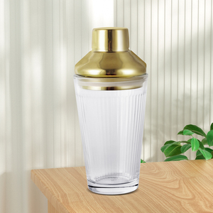 Ensemble de fabrication de <span class=keywords><strong>cocktails</strong></span> Martini sans alcool en gros de 450 ml, outils de bar, shaker à cocktail en verre avec couvercle anti-fuite et passoire - Product Image 5
