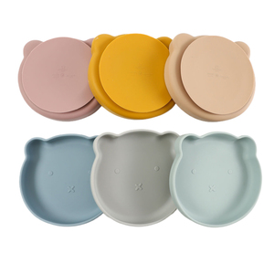 <span class=keywords><strong>Assiette</strong></span> d'alimentation pour bébé en silicone, assiettes à dîner, vaisselle pour tout-petits, RTS Hippo Plato, qualité alimentaire, anti-chute, sac en PE - Product Image 3