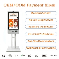 Kiosco de Autoservicio con Pantalla Táctil LCD de 21.5, 27 y 32 Pulgadas, Carcasa Metálica, Escáner de Código QR SDK, Impresora Térmica