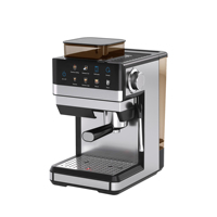 Nouveau produit lancé : machine à expresso professionnelle semi-automatique multifonctionnelle à écran tactile pour la maison, best-seller.