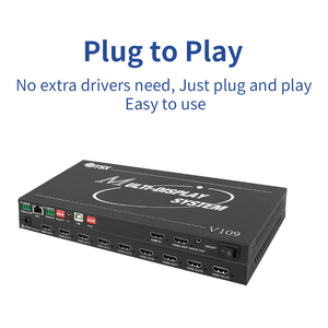 เครื่องเชื่อม HD แบบพิเศษ9 HDMI เอาต์พุตควบคุมวิดีโอติดผนังหน้าจอใหญ่จอแสดงผล LCD ติดผนัง1X7 2X4วิดีโอ3X3ผนัง - Product Image 4