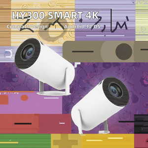 Hy300 Android 12 thông minh chiếu giá thấp rạp hát tại nhà Rạp chiếu phim laser với 2 gam RAM LED Đèn cho <span class=keywords><strong>Bluetooth</strong></span> & Wi-Fi - Product Image 3