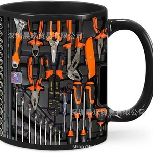 Taza de Cerámica con Diseño de Herramientas para Sublimación, Estilo Novedoso para Regalo - Product Image 3
